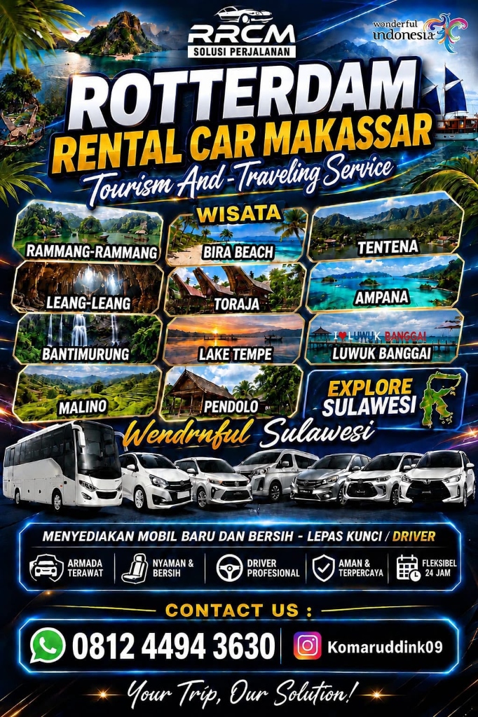 Rotterdam Rental Car & Tours Makassar - Tourism And Traveling Service